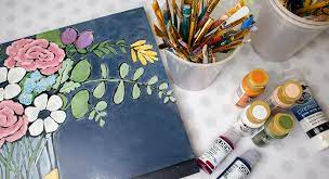 Acrylic paint materials