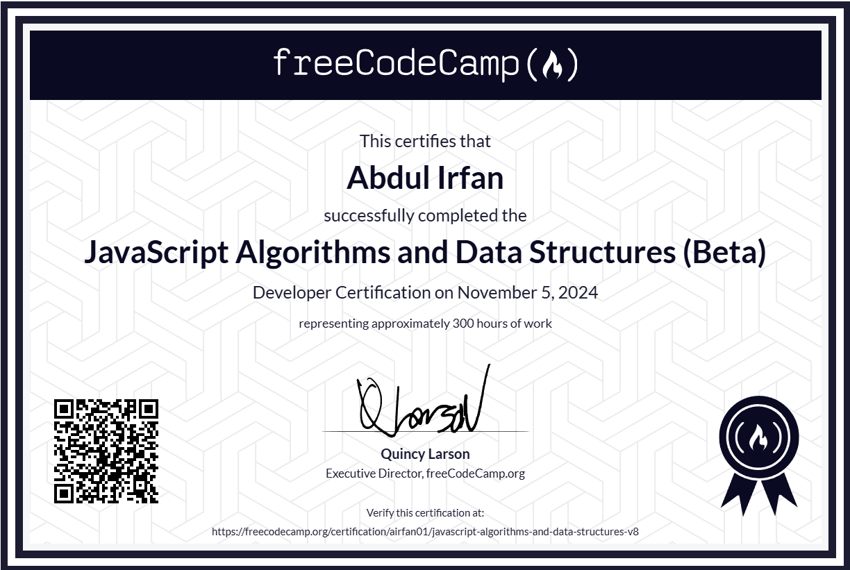freeCodeCamp Responsive Web Design Certificate