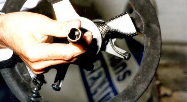 Image of broken steering column