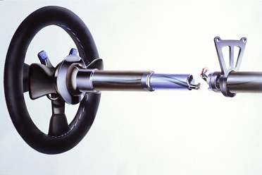Depiction of broken steering column Depiction of broken steering column