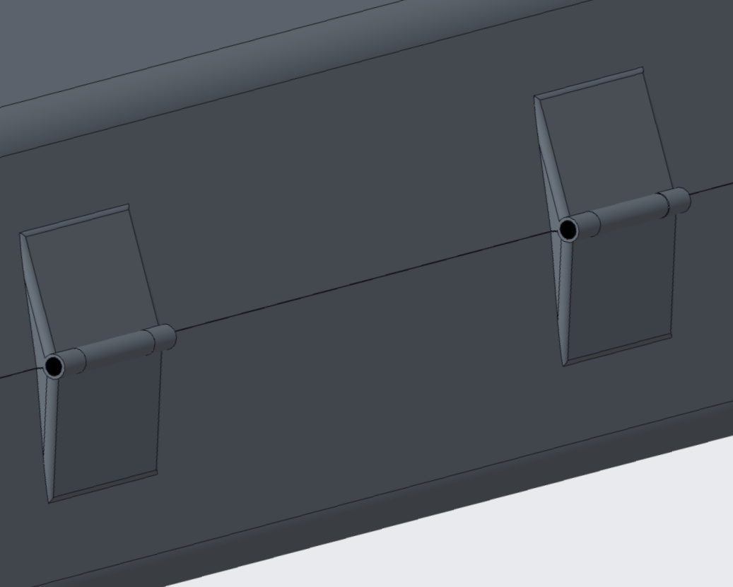 Case-Closed Low-Profile Hinges