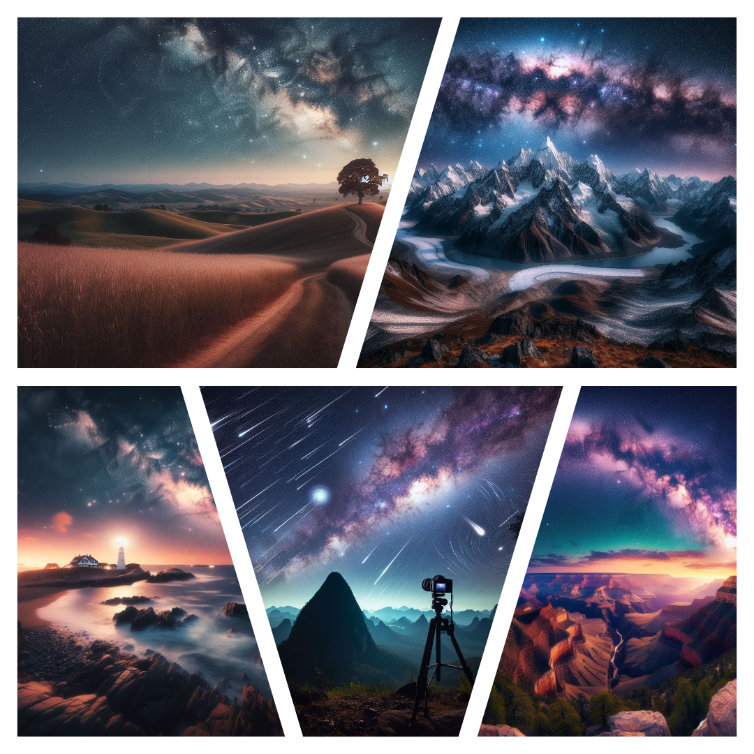 collage of every location