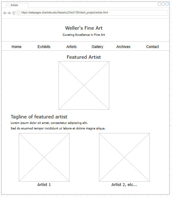 Project Overview - Weller's Fine Art