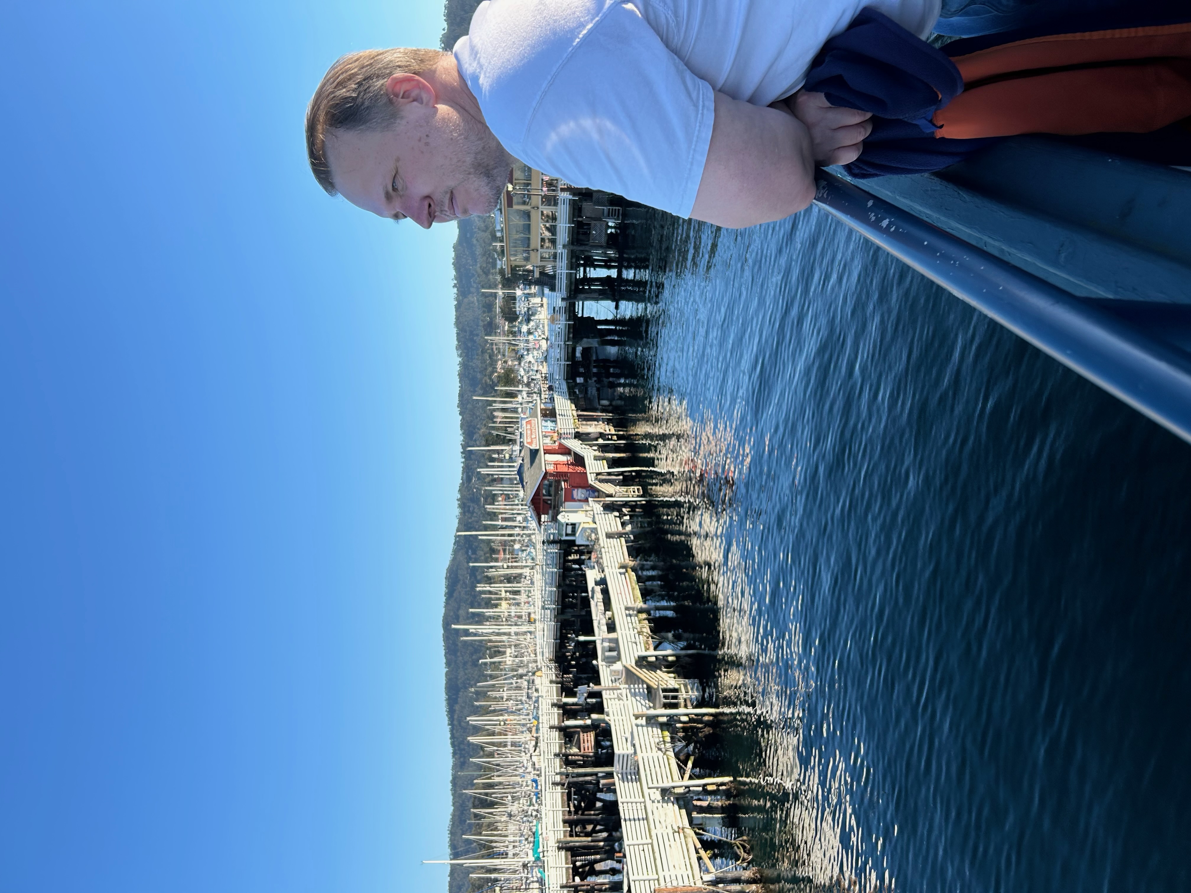 Aaron Sims by the water