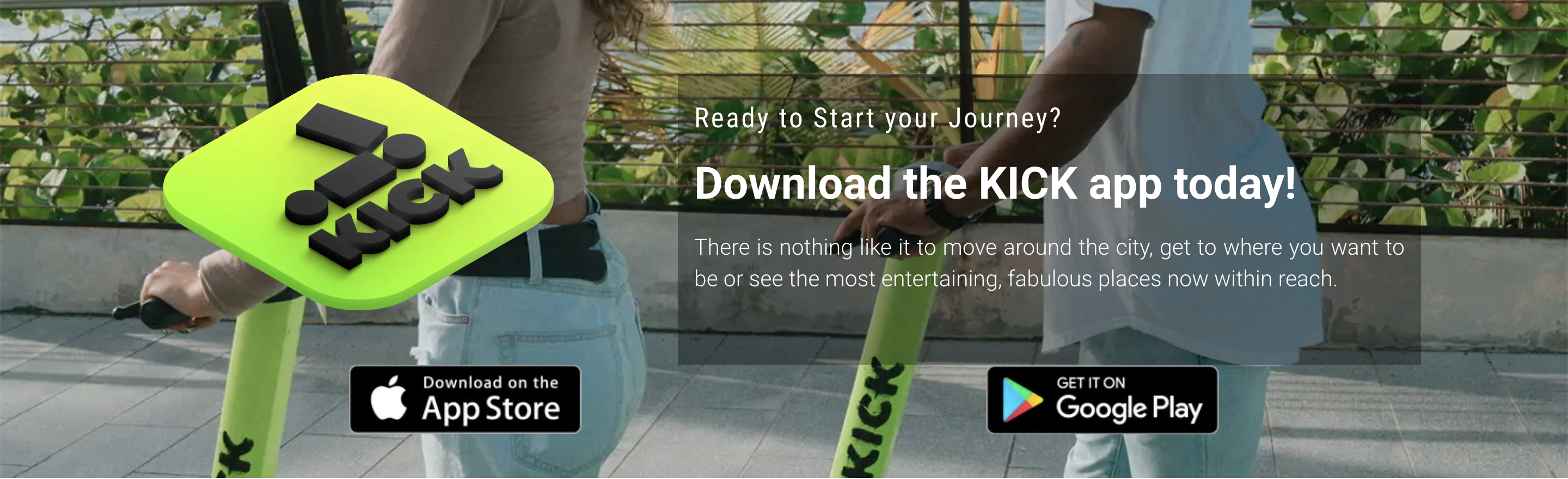 Person booking a Kickride bike
