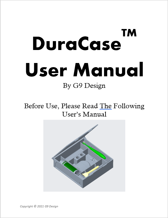User's Manual Front Page