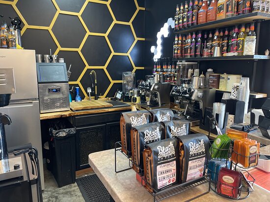 Inside of Nomad Coffee
