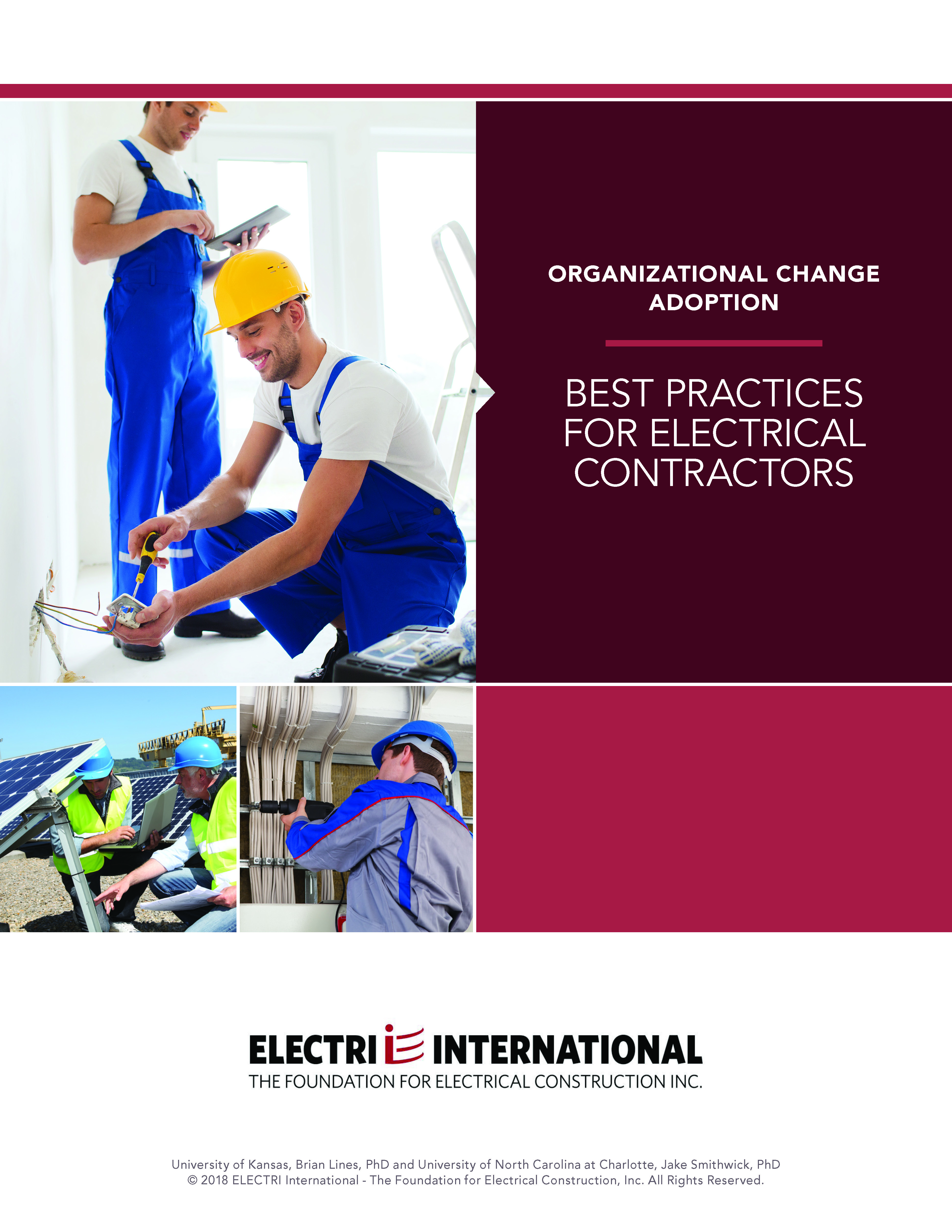 Cover: Organizational Change in Electrical Contracting