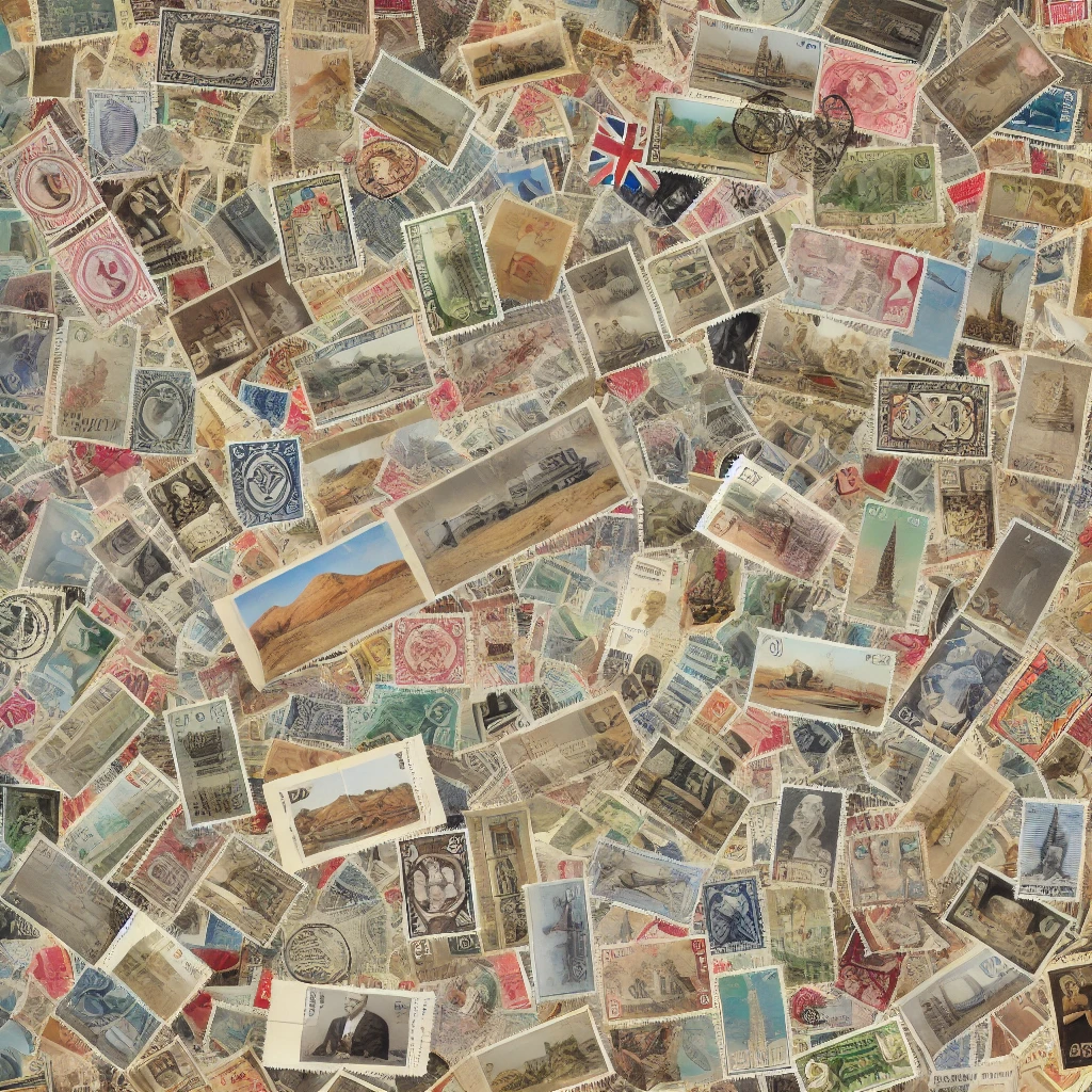 Pile of stamps