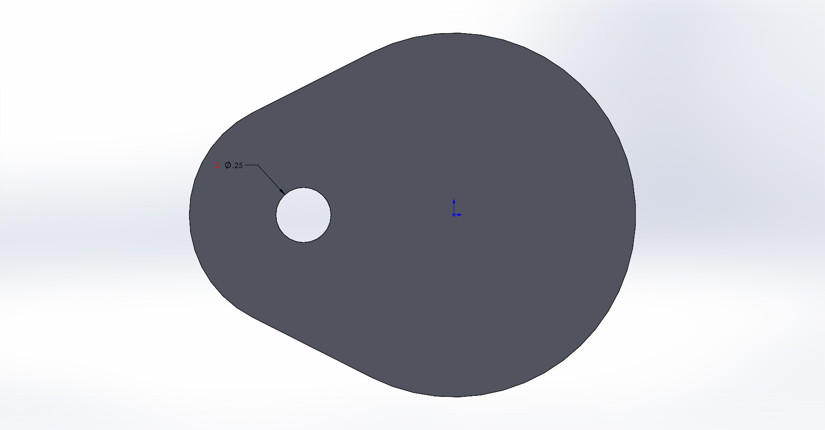 Input Journal Bearing hole
