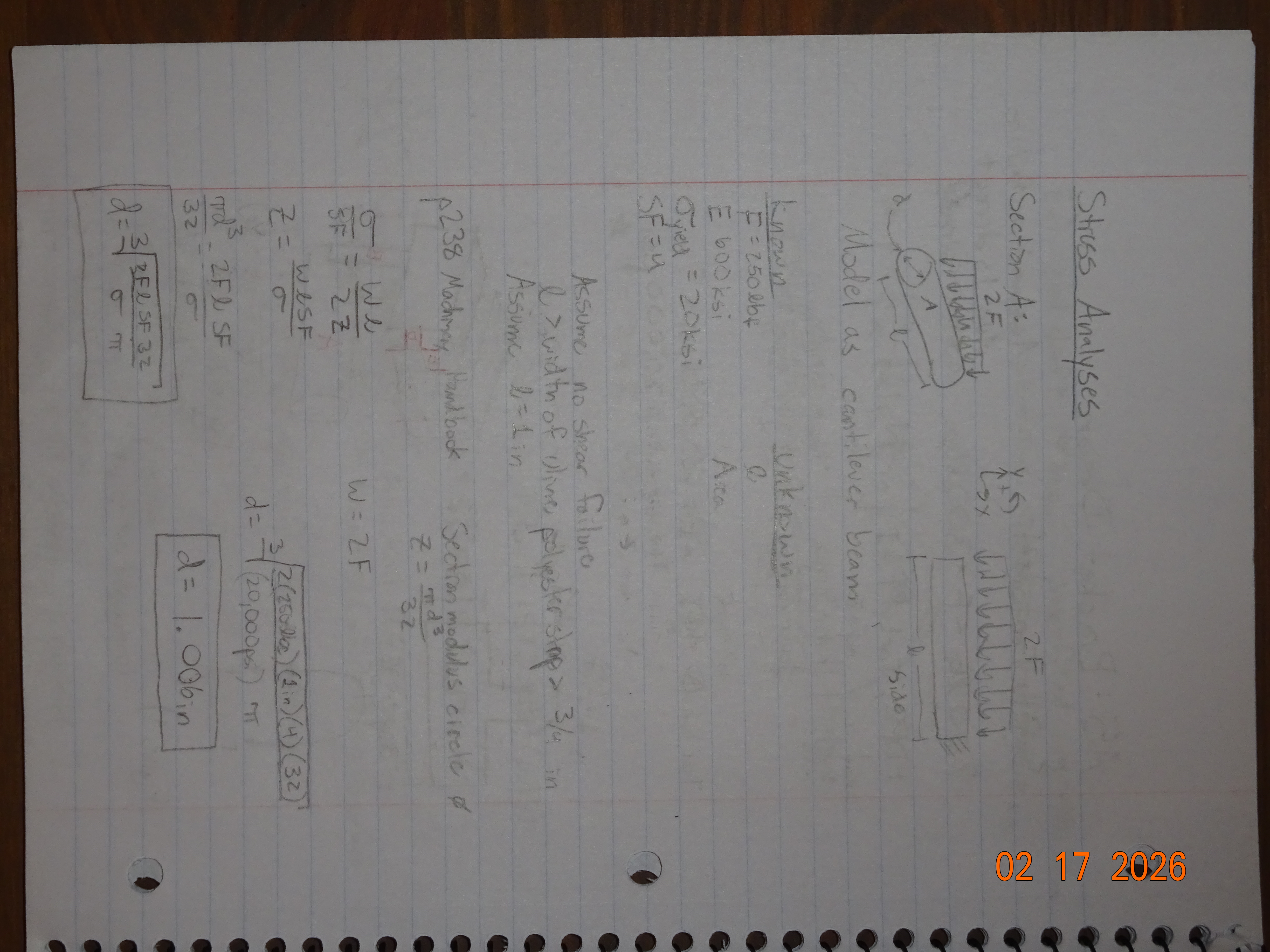 Stress Analysis Section A