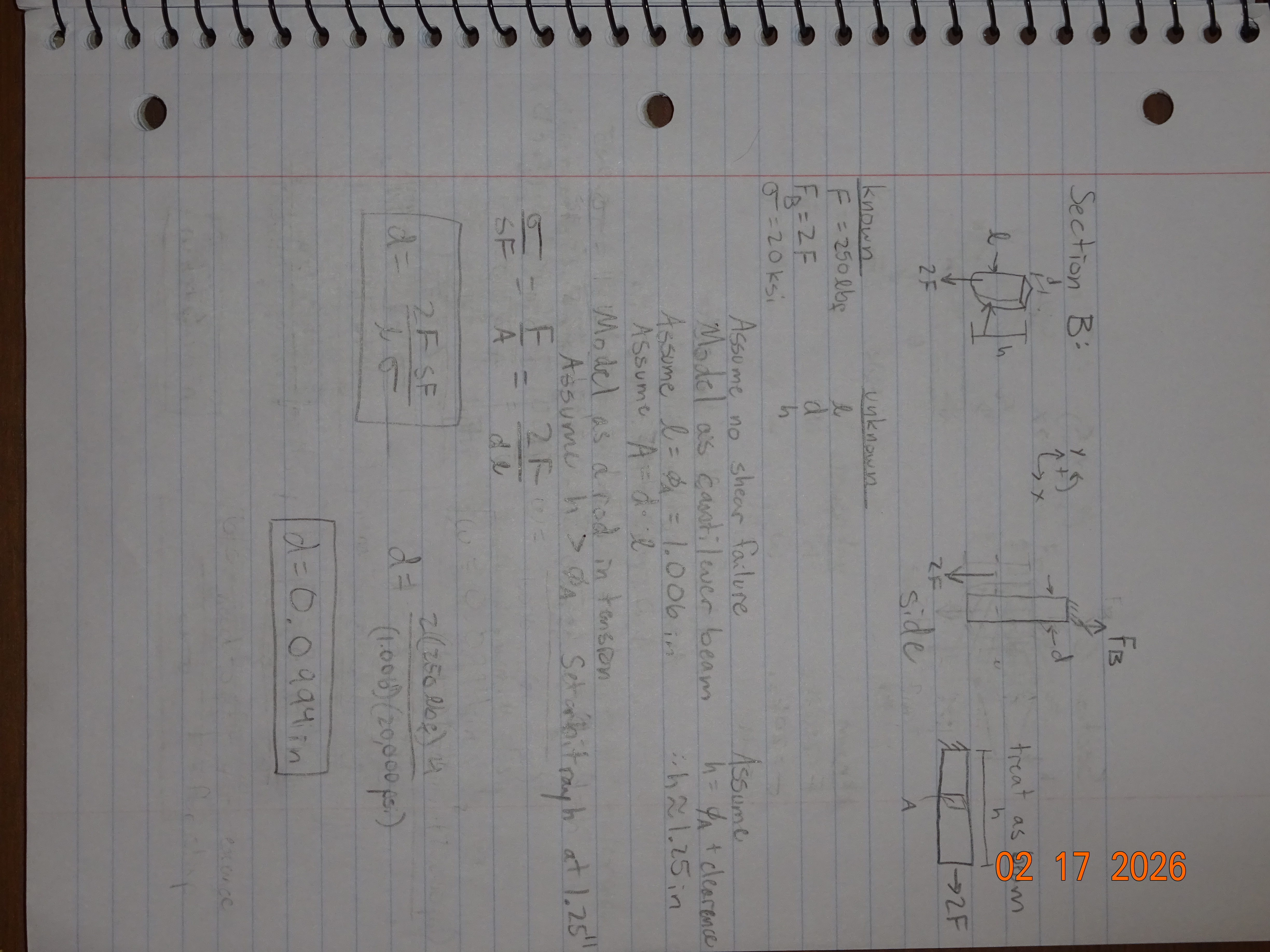 Stress Analysis Section B
