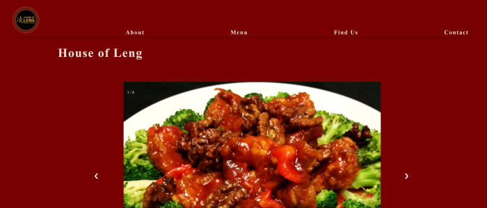 screenhot of project site