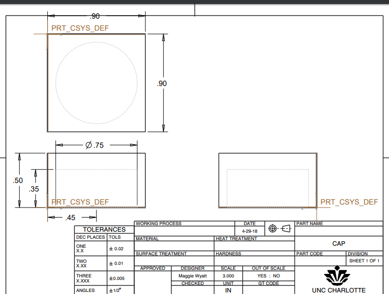 Component 1 Geometric Drawing