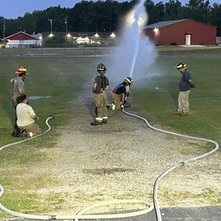 Testing out the Fire Hose