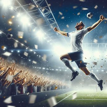 Person practicing dribbling the soccer
        ball