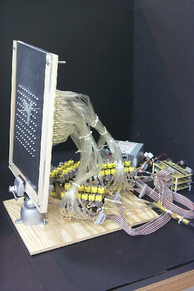 Side view of Pachinko machine