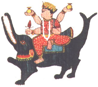 Ganga on Makara